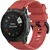 GS Silikonski pašček QuickFit 22 mm za Garmin, rdeč