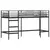 Okvir Krevet za Dječji Loft Crna 74,5 x 190 cm Čelik
