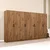 Hanah Home Ormar Kardelen 1600-125, 300x180x51,8 cm, , Braon