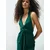 Pull&Bear Bluza temno zelena