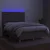 Vidaxl Box spring postelja z vzmetnico LED taupe 140x190 cm blago