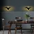 Opviq Pacali 13500 L Zidna lampa, Crna