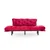 Atelier del Sofa Trosed na razvlačenje Nitta 185x85x70cm Bordo