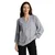 TOM TAILOR Bluza siva/bela