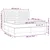 Vidaxl Box spring postelja z vzmetnico temno siva 180x200 cm blago