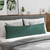 Jastučići za sofu 2 pcs Tamnozelena 145 x 40 cm Kordura tekstil