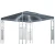 Den Paviljon z LED lučkami 300x300 cm antraciten