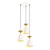 Opviq Luster Sivani-MR-957, 113cm, 40 cm, 3xE27