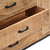 vidaXL Komoda 140x35x75 cm trden mangov les