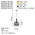 Opviq Luster Vanetta-PB1-GD, O30, 30cm, IP20 Crni