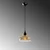 Opviq Luster Dilberay-321-S, 108cm 20x20 cm, E27, 40W, Braon