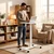 ModernHome mobilni podesivi sto za laptop 70 × 48 cm, visina 71,5–112 cm, beli