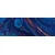 Slika modra abstrakcija - 150x50