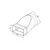 HACO Prehodni del Transition piece CZD, 104/110 x 55 mm 0630