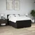 Vidaxl Box spring postelja z vzmetnico črna 140x200 cm blago