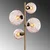 Opviq Podna lampa Benek-20-15-14523, Roze