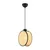 Opviq Luster Drum Hazeran, 24x9cm, Bež-crni