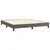 Vidaxl Box spring postelja z vzmetnico siv 160x200 cm umetno usnje
