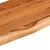 Zidna polica 110x30x3,8 cm pravokutna bagremovo drvo živi rub