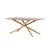 Venture Design Jedilna miza 90x180 cm rjava