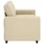 vidaXL Dvosed kremne barve 180x77x82 cm blago