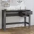 Radni stol HAMAR tamnosivi 110 x 40 x 75 cm od masivne borovine