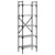 Regal za knjige 5 razina siva boja hrasta 56x31,5x174 cm drveni