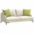 Jastučići za sofu 2 pcs Svijetlo zelena 50 x 50 cm tkanina