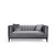 Atelier del Sofa Dvosed Trendy 190x79x89cm Tamnosivi