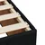 Vidaxl Box spring postelja z vzmetnico črna 90x200 cm blago