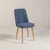 Hanah Home Vina Sandalye Dark Blue Atlantic Stolica, Plava