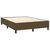 vidaXL Box spring posteljni okvir temno rjav 140x200 cm blago