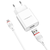 Kucni punjac Comicell Superior CO-DC21 2.1A Micro USB beli