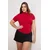Trendyol Curve Ženska bluza Tbbaw26Af00053, Crvena