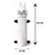 Miyav 1033 WhitePink Cat Toy