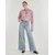 LEVIS  Kavbojke 728 High Rise Wide Leg golobje modra