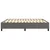 Vidaxl Box spring posteljni okvir siv 180x200 cm umetno usnje