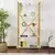 Hanah Home Polica za knjige Elysian, 90x180x33.5 cm, Bela i zlatna