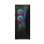Arctic Cooling Xtender VG Tempered Glass Mirror Black (ACPCC00019A, E-ATX črno, 2xUSB3.2, 1xUSB Type-C, RGB, stransko steklo) računalniško ohišje