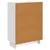 Kreveta s ladicama Bijela visokog sjaja 66 x 34,5 x 90 cm