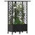 Povišeni krevet s mrežom i krovom Crna 124 x 40 x 142 cm PP