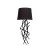 Opviq Zidna lampa E27 Socket, Crna