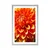 Plakat s paspartujem oranžna dalija - 40x60 silver