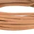 Vidaxl Usnjeni trak Svetlo rjava 1000 x 0,3 cm Usnje