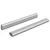 Cijev za ormar 2 pcs Srebrno 264 x 15 x 29 mm