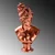 Aberto Design Dekorativna figura Yak-037, 30x35x23 cm