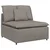vidaXL Modularni kavč z blazinami taupe 100 cm