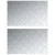 Stepenica Pravokutni 2 pcs Srebrno 80 x 50 cm Aluminij