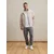 DAN FOX APPAREL Jopa na zadrgo Dominic off-bela