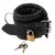 Zado Professional Leather Handcuffs Black